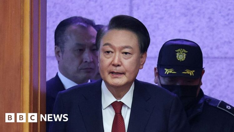 South Korea’s Yoon Suk Yeol indicted over martial legislation try