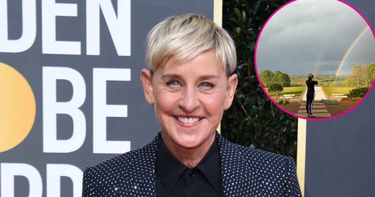 Ellen DeGeneres Shares Rainbow Snap After Cotswolds Relocation