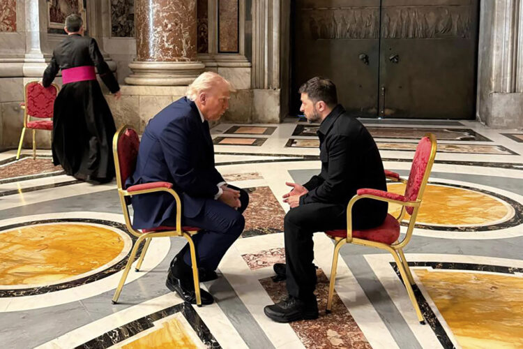 After Trump and Zelenskyy Vatican assembly, cardinals ponder Francis’ legacy of peacemaking